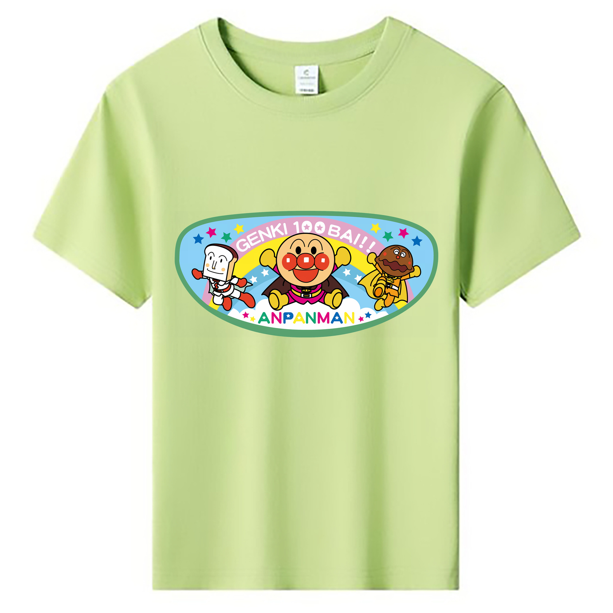 （画像用） アンパンマン Anpanman 綿100％キッズTシャツ（フロントプリント）